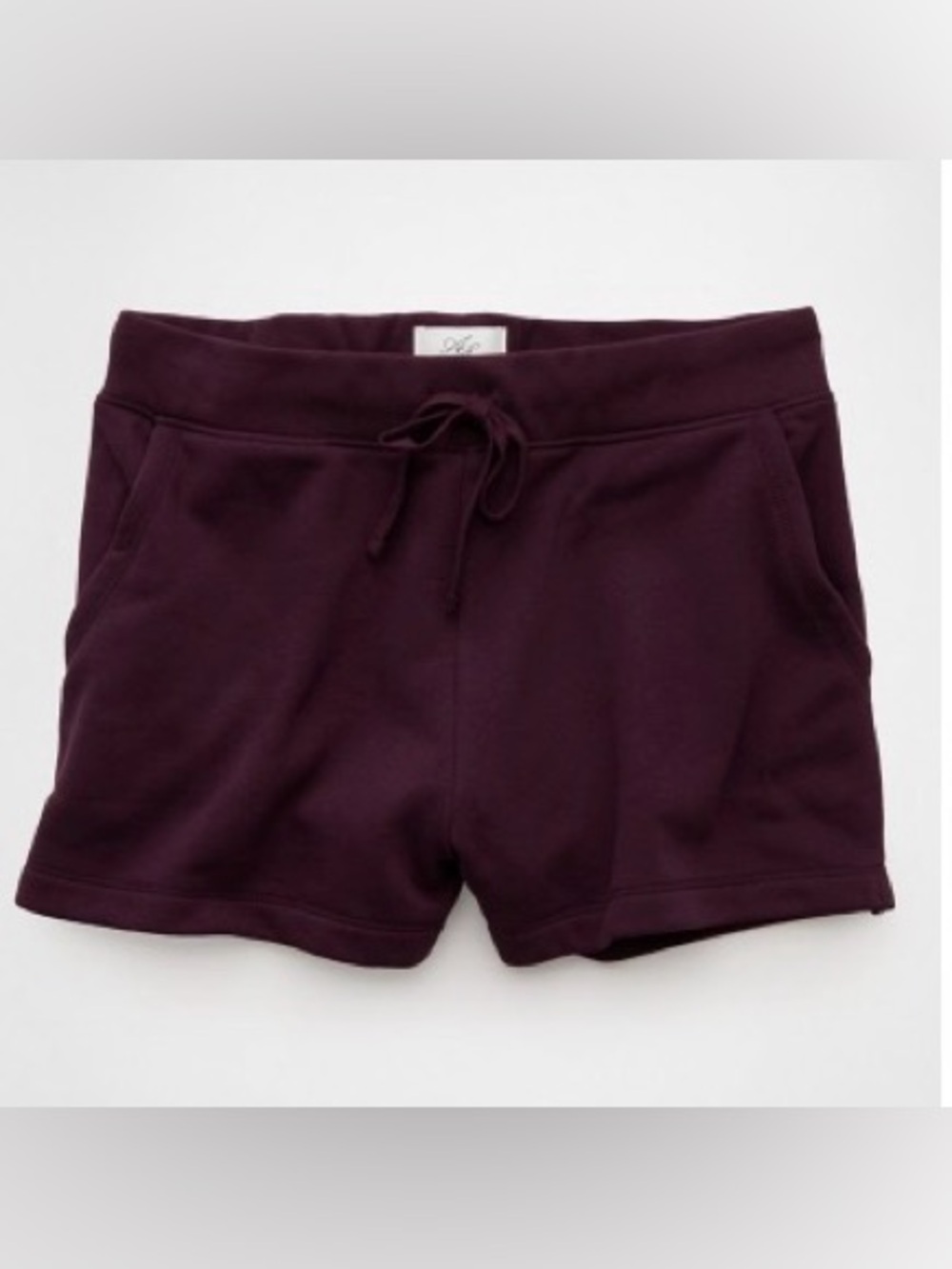 American Eagle Outfitters Burgundy Drawstring Shorts